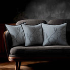 Dog | Sustainable Velvet Cushion - French Grey 40 x 40 cm Standard by Izabela Peters