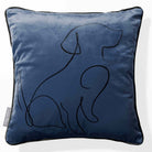 Dog | Sustainable Velvet Cushion - Burnt Ochre 40 x 40 cm Standard by Izabela Peters