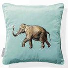 Elephant | Sustainable Velvet Cushion - Blue Surf 40 x 40 cm Piped by Izabela Peters