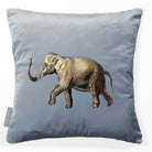 Elephant | Sustainable Velvet Cushion - French Grey 40 x 40 cm Smooth by Izabela Peters