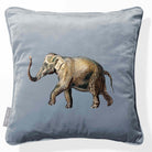 Elephant | Sustainable Velvet Cushion - French Grey 40 x 40 cm Piped by Izabela Peters