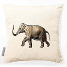 Elephant | Sustainable Velvet Cushion - Ivory Cream 40 x 40 cm Smooth by Izabela Peters
