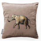 Elephant | Sustainable Velvet Cushion - Dovedale Stone 40 x 40 cm Smooth by Izabela Peters