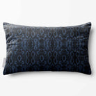 Exotic Snake | Sustainable Velvet Rectangle Cushion - Petrol Blue 50 x 30 cm Standard by Izabela Peters