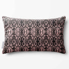 Exotic Snake | Sustainable Velvet Rectangle Cushion - Rosewater 50 x 30 cm Standard by Izabela Peters