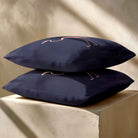Flamingo | Sustainable Velvet Cushion - Graphite 40 x 40 cm Standard by Izabela Peters