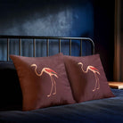 Flamingo | Sustainable Velvet Cushion - Italian Grape 40 x 40 cm Standard by Izabela Peters
