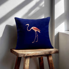 Flamingo | Sustainable Velvet Cushion - Midnight 40 x 40 cm Standard by Izabela Peters
