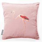 Flamingo | Sustainable Velvet Cushion - Rosewater 40 x 40 cm Smooth by Izabela Peters