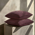Flamingo | Sustainable Velvet Cushion - Italian Grape 40 x 40 cm Standard by Izabela Peters
