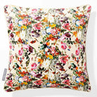 Floral Dream | Sustainable Velvet Cushion - Ivory Cream 40 x 40 cm Piped by Izabela Peters