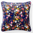 Floral Dream | Sustainable Velvet Cushion - Midnight 40 x 40 cm Piped by Izabela Peters