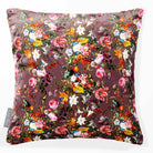 Floral Dream | Sustainable Velvet Cushion - Italian Grape 40 x 40 cm Smooth by Izabela Peters
