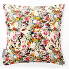 Floral Dream | Sustainable Velvet Cushion - Ivory Cream 40 x 40 cm Smooth by Izabela Peters