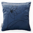 Flower | Sustainable Velvet Cushion - Emerald Green 40 x 40 cm Standard by Izabela Peters