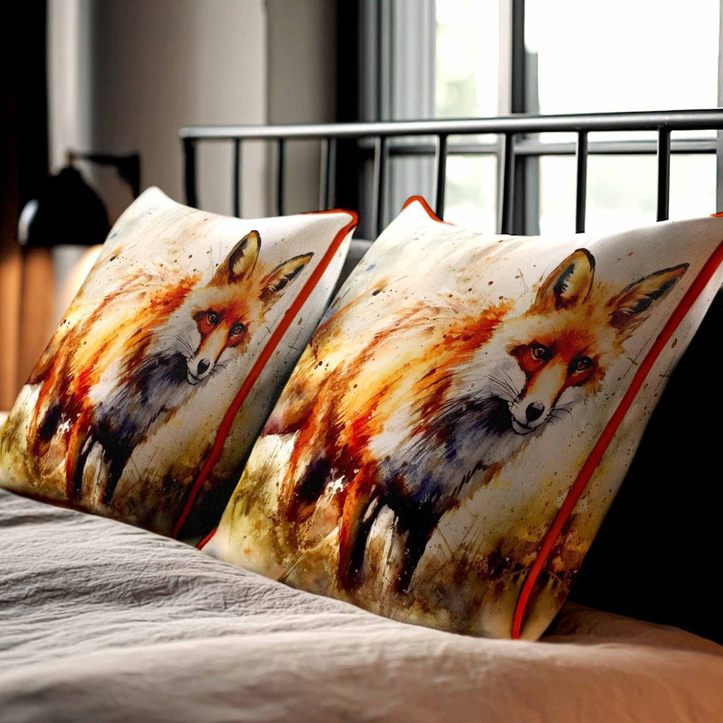 Fox | Sustainable Velvet Cushion - 40 x 40 cm Standard by Izabela Peters