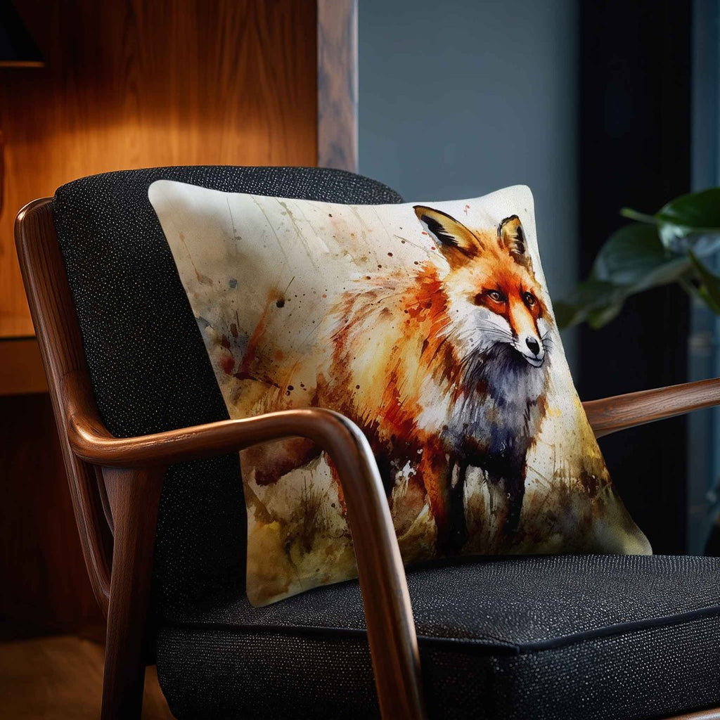 Fox | Sustainable Velvet Cushion - 40 x 40 cm Piped by Izabela Peters