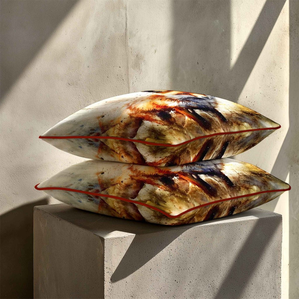 Fox | Sustainable Velvet Cushion - 40 x 40 cm Standard by Izabela Peters