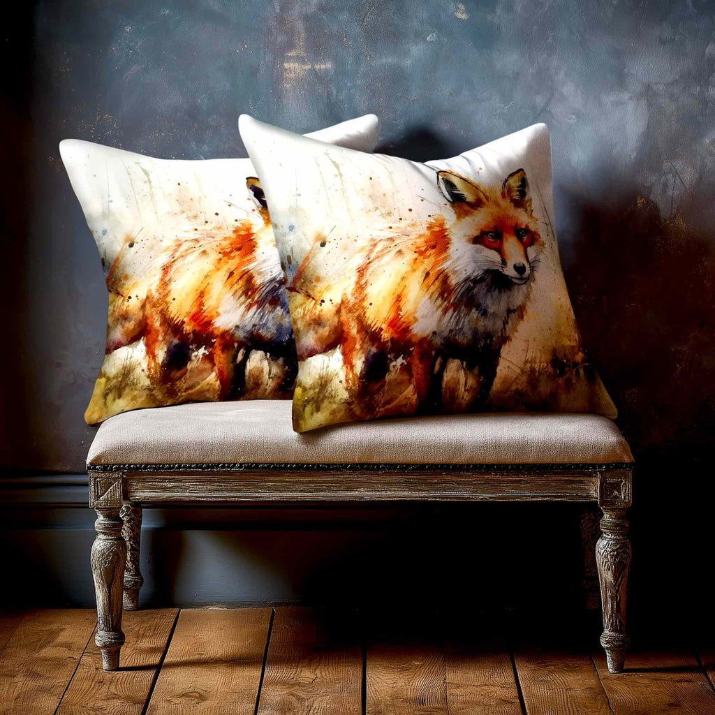 Fox | Sustainable Velvet Cushion - 40 x 40 cm Standard by Izabela Peters