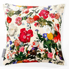 Garden Bouquet | Sustainable Velvet Cushion - Ivory Cream 40 x 40 cm Smooth by Izabela Peters
