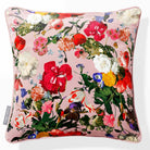 Garden Bouquet | Sustainable Velvet Cushion - Rosewater 40 x 40 cm Piped by Izabela Peters