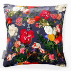 Garden Bouquet | Sustainable Velvet Cushion - Graphite 40 x 40 cm Smooth by Izabela Peters