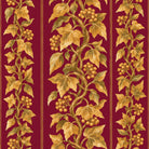 Gilded Ivy Christmas table runner print in burgundy and gold