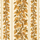 Gilded Ivy Christmas tablecloth print in ivory and gold