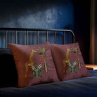 Giraffe | Sustainable Velvet Cushion - Italian Grape 40 x 40 cm Standard by Izabela Peters