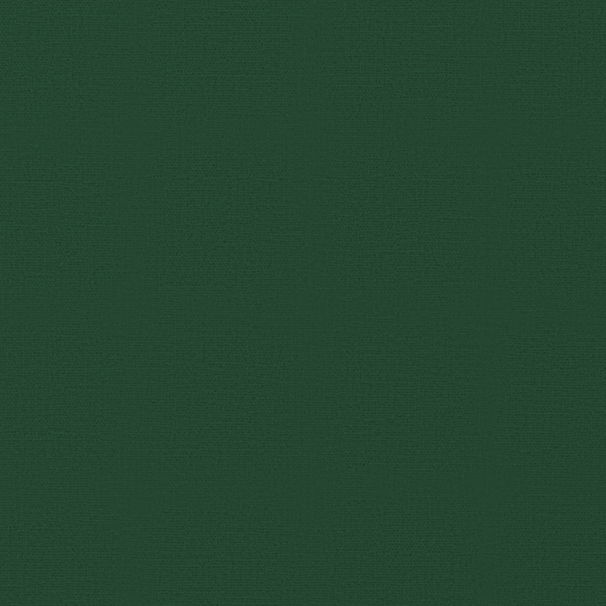 Close-up of the plain green cotton Christmas tablecloth, showing the weave