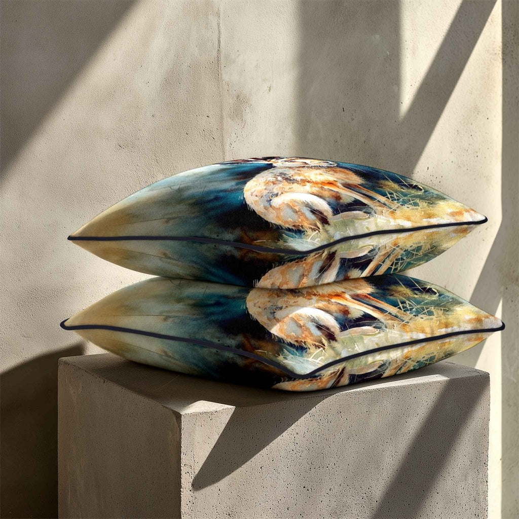Hare | Sustainable Velvet Cushion - 40 x 40 cm Standard by Izabela Peters