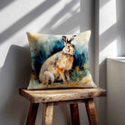 Hare | Sustainable Velvet Cushion - 40 x 40 cm Standard by Izabela Peters