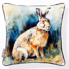 Hare | Sustainable Velvet Cushion - 40 x 40 cm Piped by Izabela Peters