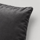 Phillips Park Hedgehog cushion fabric detail, graphite, image 4