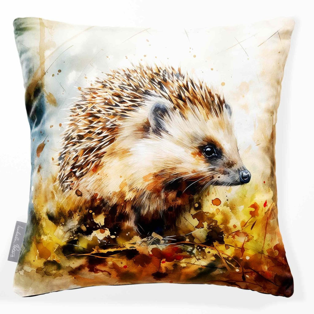 Hedgehog | Sustainable Velvet Cushion - 40 x 40 cm Standard by Izabela Peters