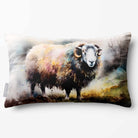 Herdwick Sheep | Sustainable Velvet Rectangle Cushion - 50 x 30 cm Standard by Izabela Peters