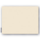 Plain ivory cotton Christmas tablecloth folded on white