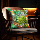 Jungle Fusion | Sustainable Velvet Cushion - French Grey 40 x 40 cm Standard by Izabela Peters