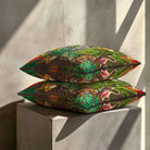 Jungle Fusion | Sustainable Velvet Cushion - Italian Grape 40 x 40 cm Standard by Izabela Peters