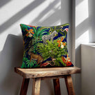 Jungle Fusion | Sustainable Velvet Cushion - Midnight 40 x 40 cm Standard by Izabela Peters