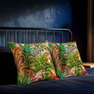 Jungle Fusion | Sustainable Velvet Cushion - Rosewater 40 x 40 cm Standard by Izabela Peters