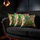 Jungle Fusion | Sustainable Velvet Cushion - Rosewater 40 x 40 cm Standard by Izabela Peters
