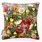 Junglescape | Sustainable Velvet Cushion - Italian Grape 40 x 40 cm Smooth by Izabela Peters