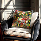 Junglescape | Sustainable Velvet Cushion - French Grey 40 x 40 cm Standard by Izabela Peters