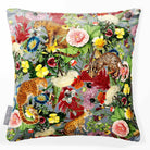 Junglescape | Sustainable Velvet Cushion - French Grey 40 x 40 cm Smooth by Izabela Peters
