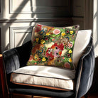 Junglescape | Sustainable Velvet Cushion - Dovedale Stone 40 x 40 cm Standard by Izabela Peters