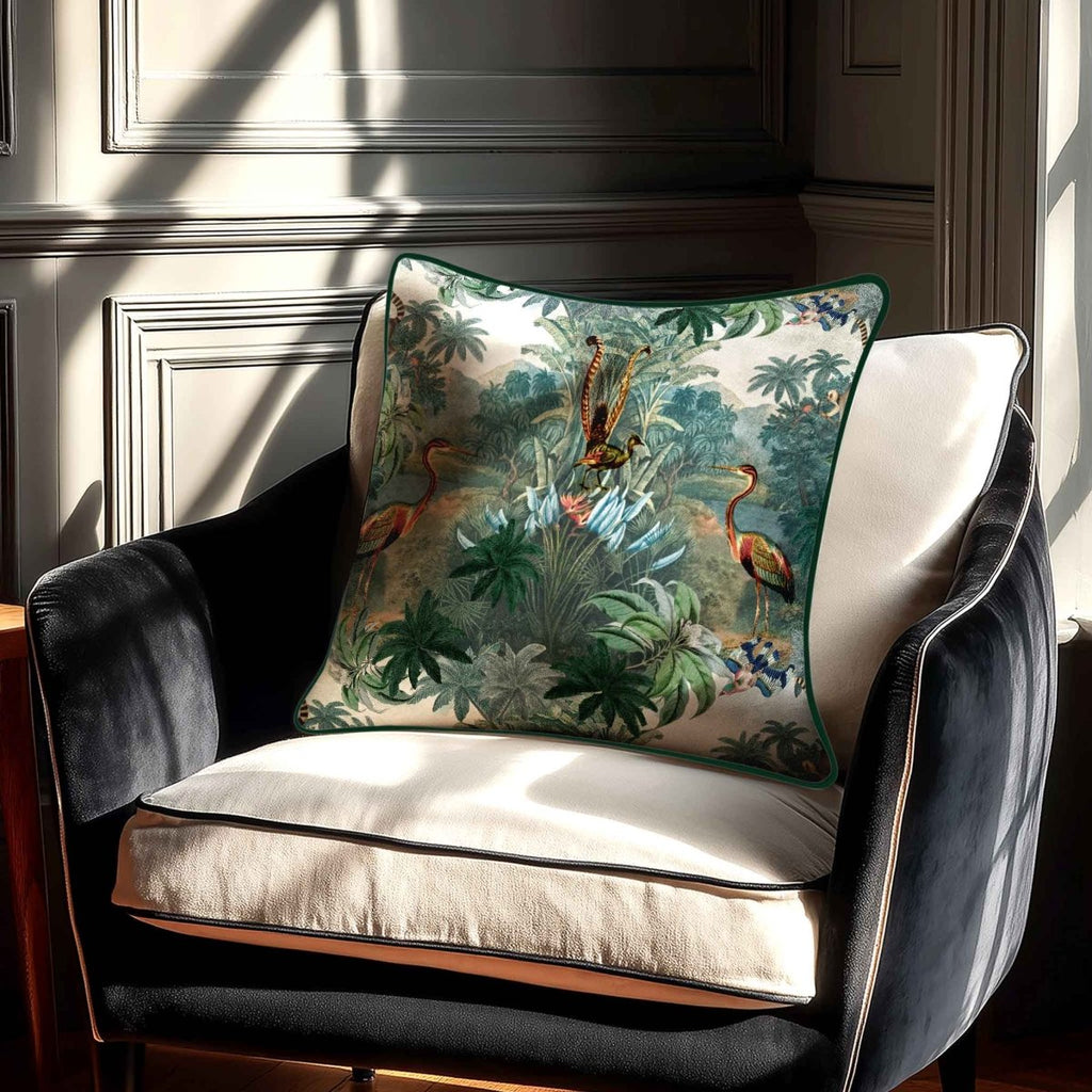 Kilimanjaro | Sustainable Velvet Cushion - 40 x 40 cm Piped by Izabela Peters