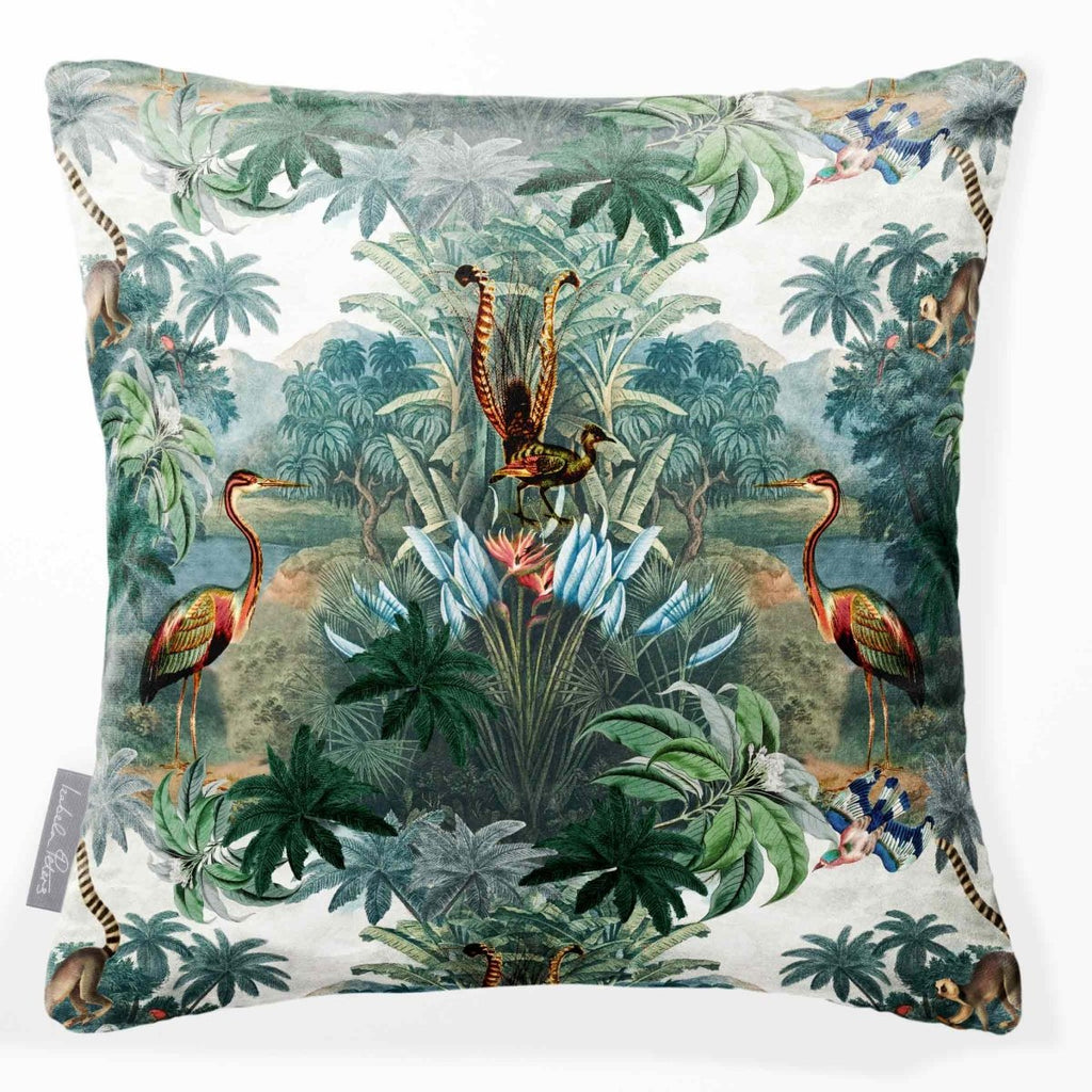 Kilimanjaro | Sustainable Velvet Cushion - 40 x 40 cm Smooth by Izabela Peters