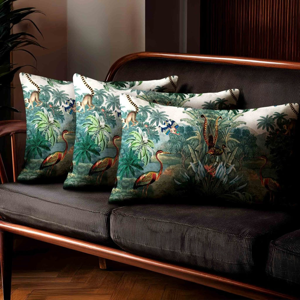 Kilimanjaro | Sustainable Velvet Rectangle Cushion - 50 x 30 cm Piped by Izabela Peters