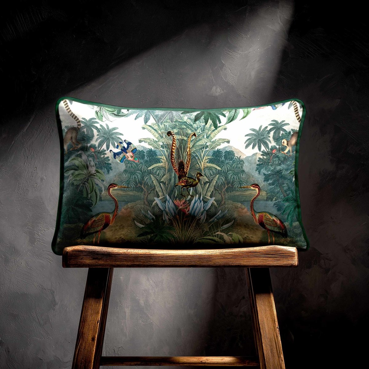 Kilimanjaro | Sustainable Velvet Rectangle Cushion - 50 x 30 cm Standard by Izabela Peters